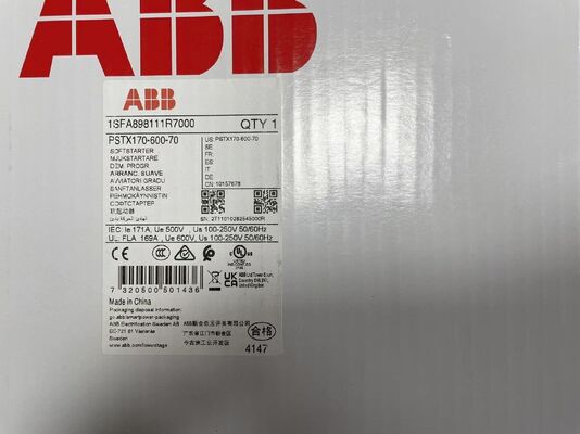 ABB PSTX170-600-70 고급 지능형 소프트 스타터 (모터 제어용)