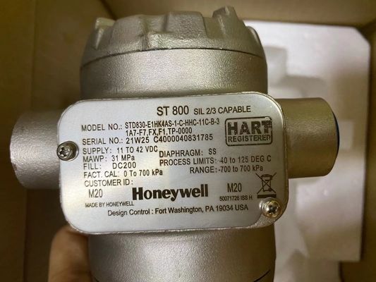 STD830 스마트 라인 차차 압력 HONEYWELL 송신기 STD830-E1HK4AS-1C-HHC-11C-B-31A7-F7 FX F1 TP-0000