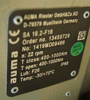 SA16.2-F16 AUMA 멀티턴 액추에이터 SA 07.2 SA 16.2/SAR 07.2 SAR 16.2 액추에이터 제어장치 AM 01.1/AM 02.1