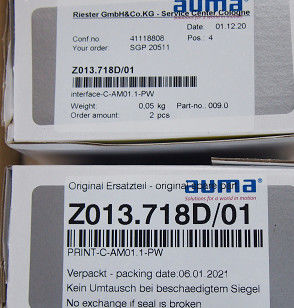 Z013.718D/02 논리 PCB 회로 보드 AUMA 액추에이터 부품