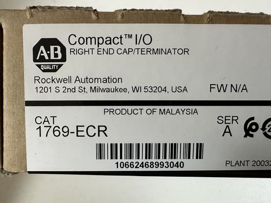 1769-ECR ALLEN BRADLEY PLC 제품 컴팩트 로직스 오른쪽 끝 캡