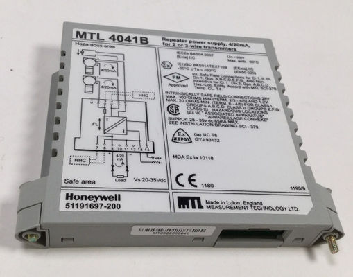 MTL4041B MTL 기기 반복기 전원 공급 채널 번호 1