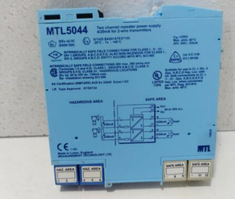MTL5044 MTL 기기 반복기 전원 공급 공급 전압 20 ~ 35V dc