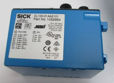 SICK 레이저 거리 센서 Dx100 DL100-21AA2101 6자리 5 × 7 점 행렬 디스플레이, LED
