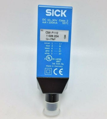 SICK CS81-P1112 색상 센서 CS8 남성 커넥터 M12 5 핀 30.4mm x 80mm x 53mm
