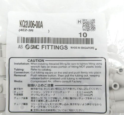 SMC KQ2U06-00A 장착장치, 유니온 Y, KQ2 장착장치 작동 압력 범위 −100 KPa ~ 1 MPa