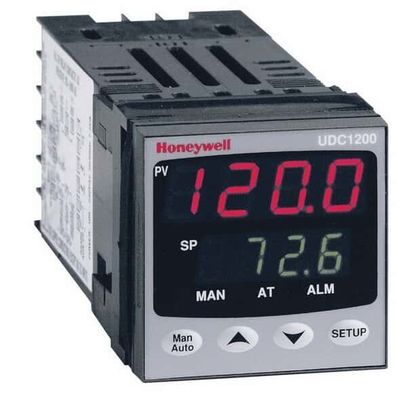 하니웰 DC120L-1-0-0-0-1-0-0 온도 제한 컨트롤러, 유니버설 입력, 1/16-DIN, 릴레이 출력