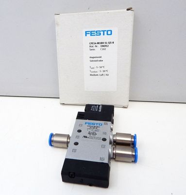 Festo CPE14-M1BH-5L-QS-8 자석 밸브 사용하지 않음/전기 작동 장치가 있는 OVP