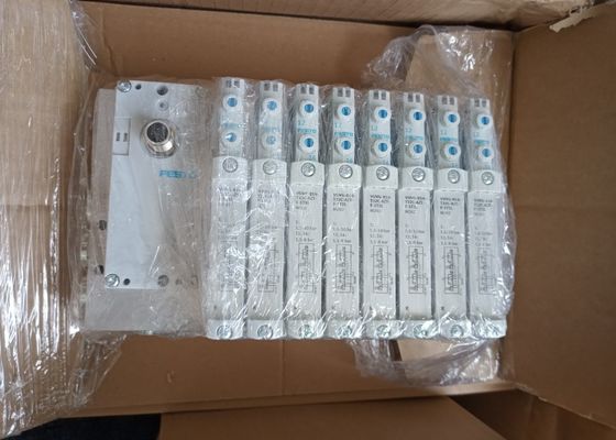 플러그 또는 필드버스 연결이 가능한 Festo 밸브 조류 VTUG VTUG-14-VRPT-B1T-Q12B-UB-Q6SU-24K+TTSC
