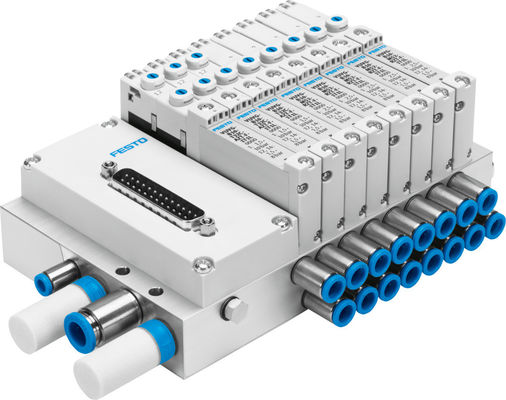 Festo VTUG-10-VRPT-B1T-Q10B-UB-QH6SU-16K+TTSC 멀티핀 플러그 또는 필드버스 연결을 갖춘 밸브 분포 VTUG