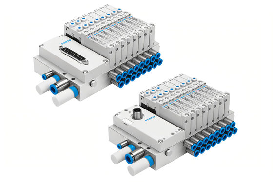 Festo VTUG-10-VRPT-B1T-Q10B-UB-QH6SU-16K+TTSC 멀티핀 플러그 또는 필드버스 연결을 갖춘 밸브 분포 VTUG