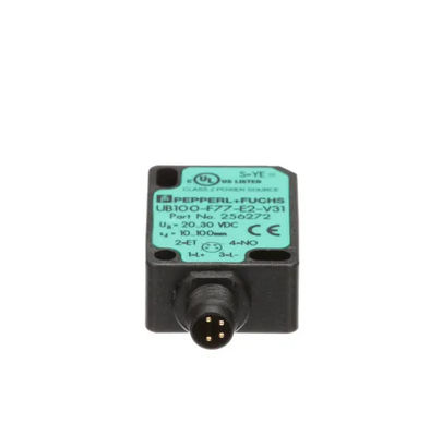 페퍼럴 퓨치스 초음파 직접 탐지 센서 UB100-F77-E2-V31 응답 지연 ≤ 50 ms 질량 10 g