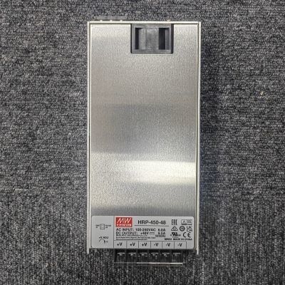 평균 웰 HRP-450-48 48Vdc 9.5A PFC 전원 공급 8 아날로그 출력 컴팩트 100mm x 100mm x 100mm 크기