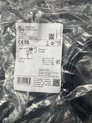 여성 코드 세트 IFM EVC005 ADOAH040MSS0005H04 기름과 냉각액에 내성이