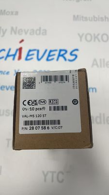 Phoenix VAL-MS 120 ST Type 2 서지 보호 플러그 개방 회로 전압 -21 ~ -24 Vdc 나사산 없음 길이 옵션 0 mm