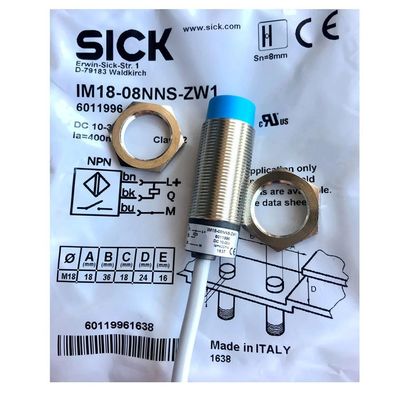 SICK IM18-08NNS-ZW1 근접 스위치 센서 M30 x 1.5 스레드 크기