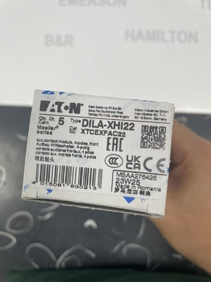 Eaton DILA-XHI22 Moeller 시리즈 보조 접촉 모듈과 NBR 밀봉 재료 및 홀 센서 위치 감지