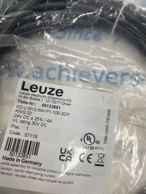 Leuze KD U-M12-5W-P1-100-3DP 연결 케이블
