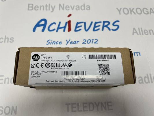 Allen-Bradley 1762-IF4는 소형 4개의 차동 채널 아날로그 입력 모듈입니다.