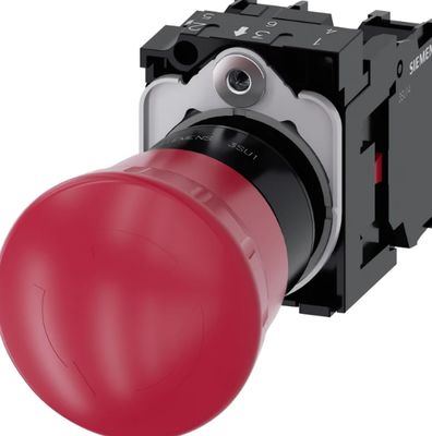 SIEMENS 3SU1100-1HB20 1FH0 비상 정지 버섯형 푸시 버튼