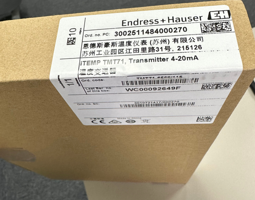 Endress Hauser iTEMP TMT71-10W1/1J5 온도 트랜스미터