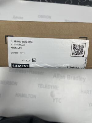 SIEMENS 6SL3120 - 2TE15 - 0AD0 compact dual - axis motor module