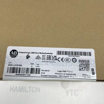 Allen-Bradley 5069-L320ERM 고성능 CompactLogix 5380 컨트롤러 (산업 자동화용)