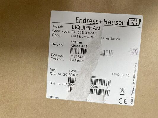 Endress Hauser FTL51B-3961/4 액체 적용 분야용 고성능 진동 레벨 스위치