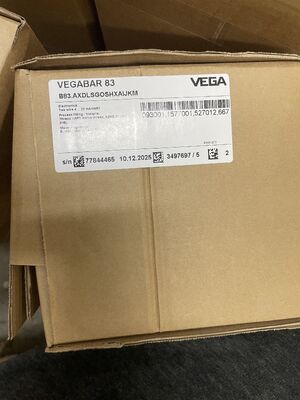 VEGA B83.AXDLSGOSHXAIJKM 차차 압력 송신기