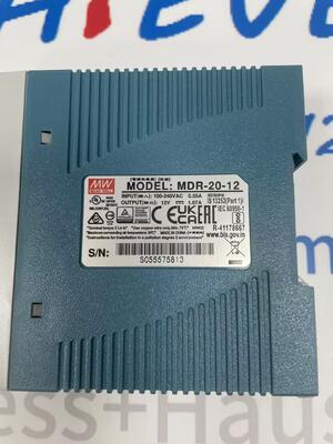 Mean Well MDR-20-12 산업용 DIN 레일 전원 공급 장치