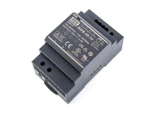MW 평균 우물 HDR-60-24 Ultra Slim DIN 철도 전원 공급