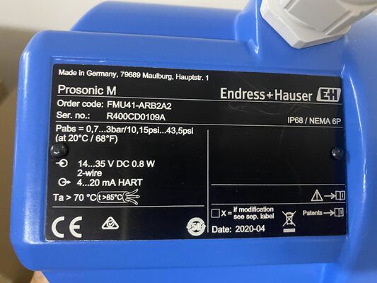 E+H FMU41-ARB2A2 Prosonic M 초음파 레벨 트랜스미터