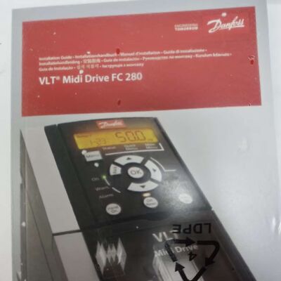 Danfoss FC-280P4K0T4E20H2BXCXX VLT Midi 드라이브 4kW 380-480V Profibus AC 주파수 변환기