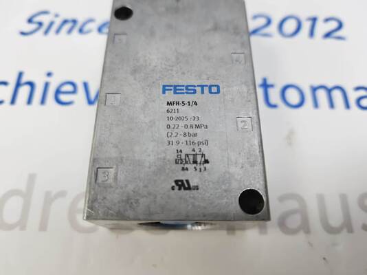 Festo MFH-5-1/4 파일럿 인형 전자기 밸브