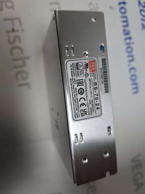 MW Mean Well RS-75-24 Single‑Output Industrial Switching Power Supply