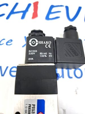 SHAKO PU520-02S 5/2 방향 파일럿 솔레노이드 밸브