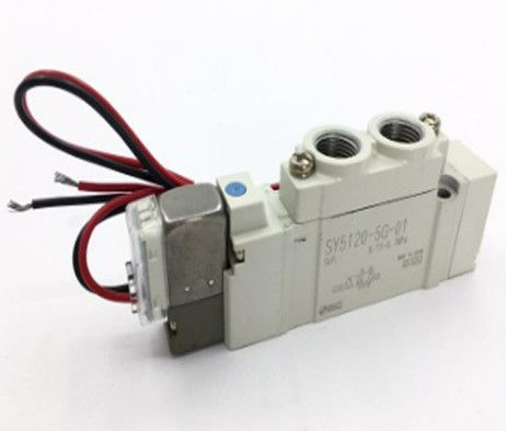 SMC SY5120-5G-01 밸브, Sol, SY5000 SOL/VALVE, RUBBER SEAL 등급 전압 24 VDC