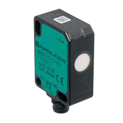 페퍼럴 퓨치스 초음파 직접 탐지 센서 UB100-F77-E2-V31 응답 지연 ≤ 50 ms 질량 10 g