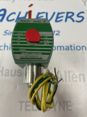 ASCO SCE238D008EMO.24/DC - 청동체, EPDM, G1/2, 2/2 NC, 시리즈 238 소레노이드 밸브 파일럿 작동 파일럿에 탑재