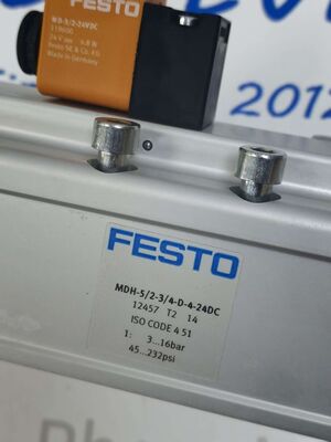 FESTO MDH-52-34-D-4-24DC 소레노이드 밸브, 24VDC 밸브 코일 집합