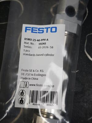 FESTO DSNU-25-40-PPV-A 원형 공압 실린더